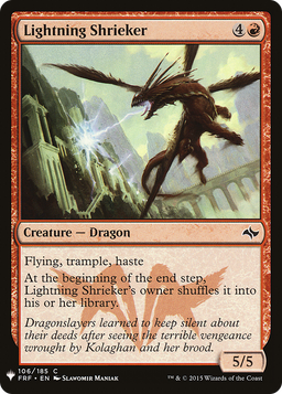 Lightning Shrieker (LIST-106) - The List