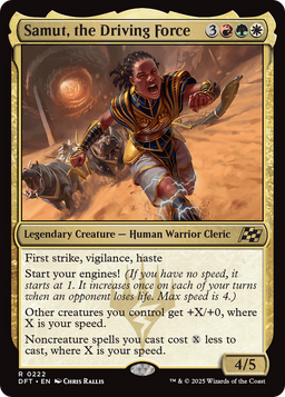 Samut, the Driving Force (DFT-222) - Aetherdrift Foil