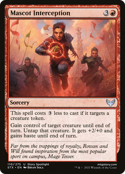 Mascot Interception (STX-110) - Strixhaven: School of Mages Foil