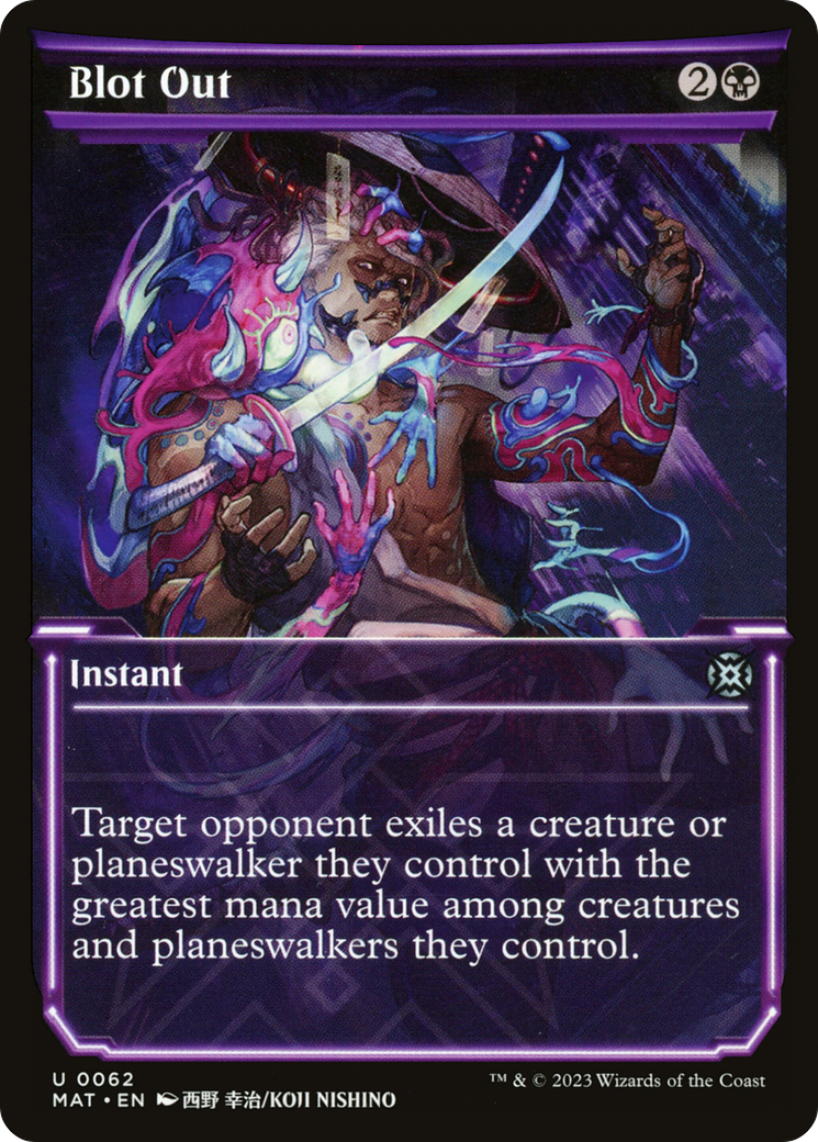Blot Out (Showcase) (MAT-062) - March of the Machine: The Aftermath: (Showcase)