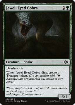 Jewel-Eyed Cobra (MH2-168) - Modern Horizons 2 Foil