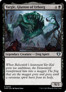 Yargle, Glutton of Urborg (CMM-202) - Commander Masters Foil
