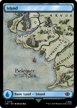 Island (0275) (LTR-275) - The Lord of the Rings: Tales of Middle-earth Foil