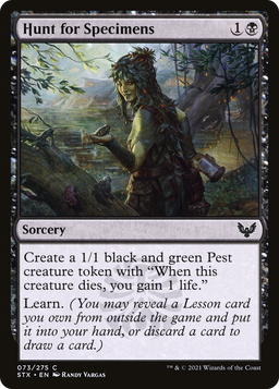 Hunt for Specimens (STX-073) - Strixhaven: School of Mages Foil