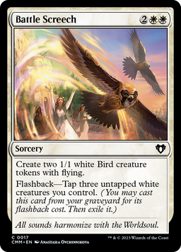 Battle Screech (CMM-017) - Commander Masters Foil