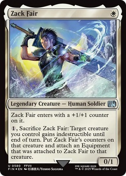 Zack Fair (Surge Foil) (FIN-580) - FINAL FANTASY