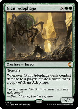 Giant Adephage (CLU-164) - Ravnica: Clue Edition