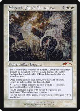 Elspeth, Sun's Champion (SLC-2013) - Secret Lair Countdown Kit Foil