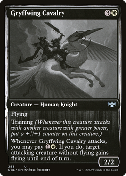 Gryffwing Cavalry (DBL-283) - Innistrad: Double Feature Foil