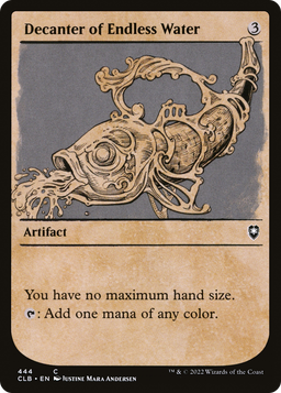 Decanter of Endless Water (Showcase) (CLB-444) - Commander Legends: Battle for Baldur's Gate: (Showcase) Foil