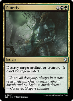 Putrefy (BLC-257) - Bloomburrow Commander