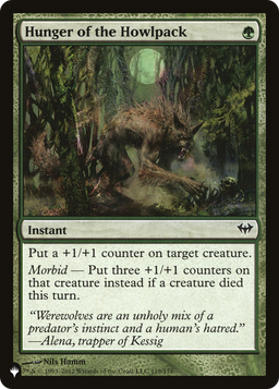 Hunger of the Howlpack (LIST-DKA-119) - The List