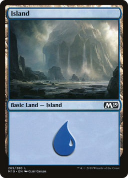 Island (265) (M19-265) - Core Set 2019 Foil