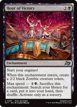 Hour of Victory (DFT-091) - Aetherdrift: (enchantment)