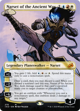 Narset of the Ancient Way (Borderless) (IKO-278) - Ikoria: Lair of Behemoths Foil