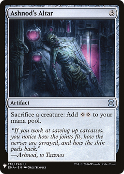 Ashnod's Altar (LIST-218) - The List