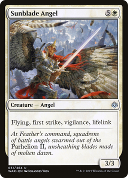 Sunblade Angel (WAR-031) - War of the Spark