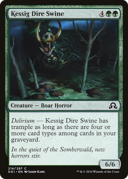 Kessig Dire Swine (SOI-214) - Shadows over Innistrad Foil