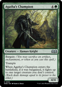 Agatha's Champion (WOE-160) - Wilds of Eldraine