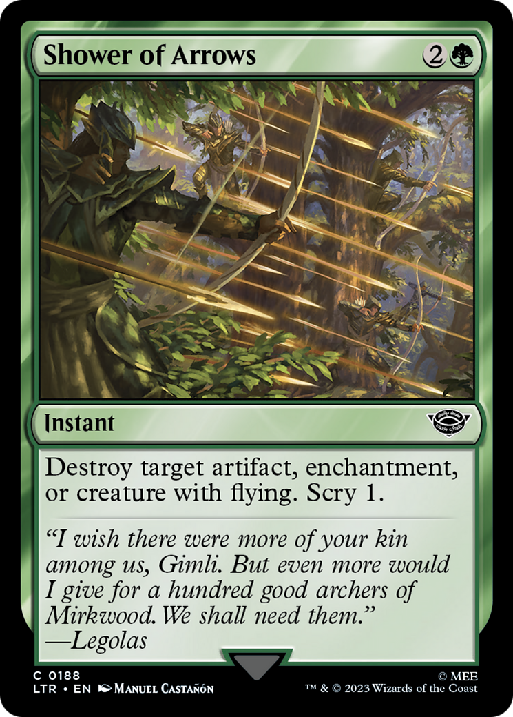 Shower of Arrows (LTR-188) - The Lord of the Rings: Tales of Middle-earth Foil