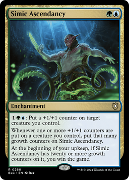 Simic Ascendancy (BLC-260) - Bloomburrow Commander