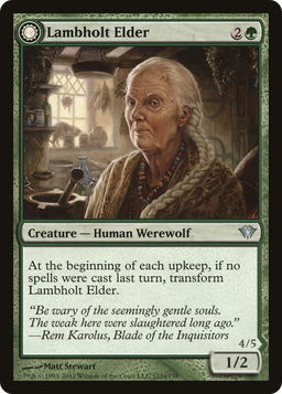 Lambholt Elder (DKA-122) - Dark Ascension: (Double Faced Transform)