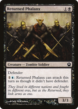 Returned Phalanx (THS-104) - Theros Foil