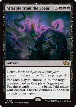 Afterlife from the Loam (TDC-025) - Commander: Tarkir: Dragonstorm