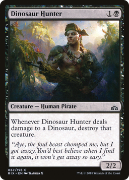Dinosaur Hunter (RIX-067) - Rivals of Ixalan Foil