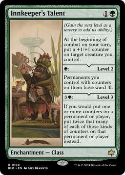 Innkeeper's Talent (BLB-180) - Bloomburrow Foil