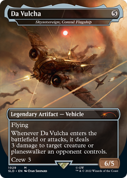 Da Vulcha - Skysovereign, Consul Flagship (Borderless) (SLD-1029) - Secret Lair Drop / Da Vulcha Foil