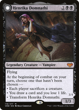 Henrika Domnathi (VOW-119) - Innistrad: Crimson Vow: (Double Faced Transform) Foil