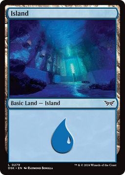 Island (0279) (DSK-279) - Duskmourn: House of Horror Foil