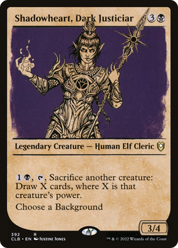 Shadowheart, Dark Justiciar (Showcase) (CLB-392) - Commander Legends: Battle for Baldur's Gate: (Showcase)