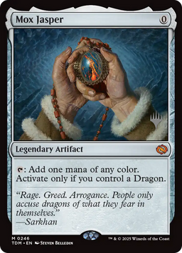 Mox Jasper (PPTDM-246) - Promo Pack: Tarkir: Dragonstorm Foil