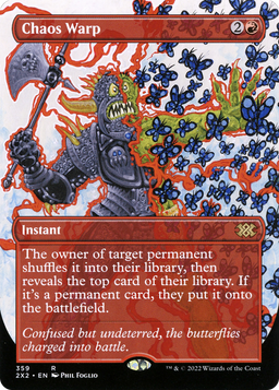 Chaos Warp (Borderless) (2X2-359) - Double Masters 2022 Foil