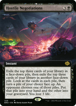 Hostile Negotiations (Extended Art) (BRO-329) - The Brothers' War: (Extended Art)