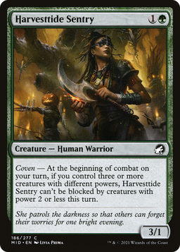 Harvesttide Sentry (MID-186) - Innistrad: Midnight Hunt Foil