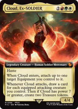 Cloud, Ex-SOLDIER (Extended Art) (FIC-168) - Commander: FINAL FANTASY: (Extended Art)