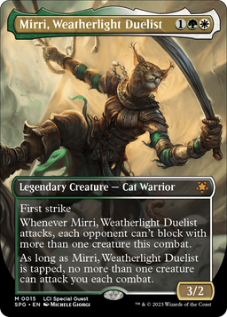 Mirri, Weatherlight Duelist (Borderless) (SPG-015) - Special Guests Foil