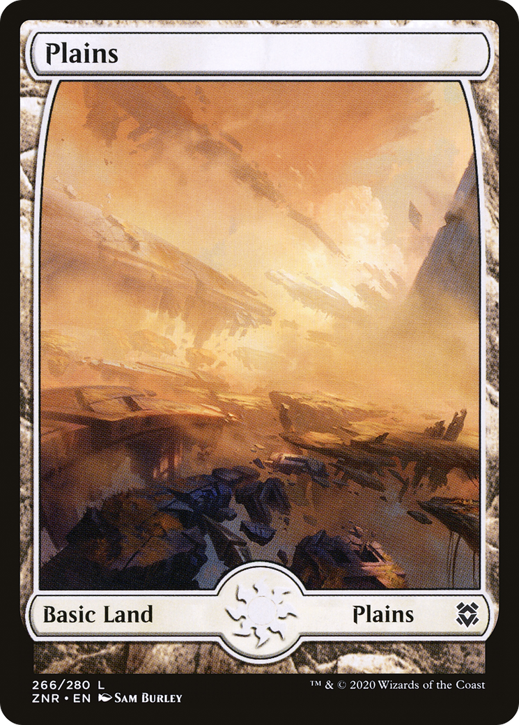 Plains (266) - Full Art (ZNR-266) - Zendikar Rising: (Full Art)