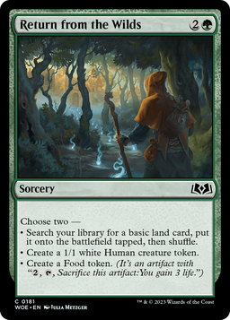 Return from the Wilds (WOE-181) - Wilds of Eldraine