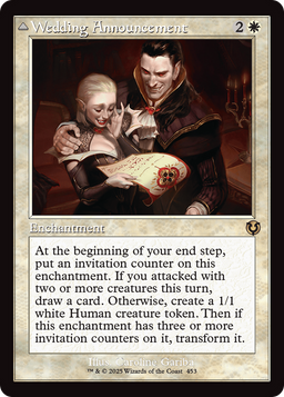 Wedding Announcement (Retro Frame) (INR-453) - Innistrad Remastered Foil