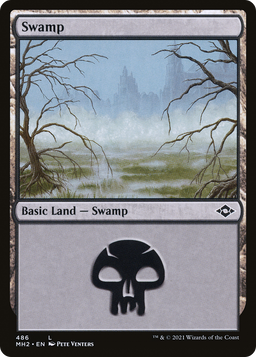 Swamp (486) (MH2-486) - Modern Horizons 2 Foil