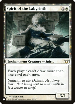 Spirit of the Labyrinth (LIST-27/165) - The List: (enchantment)