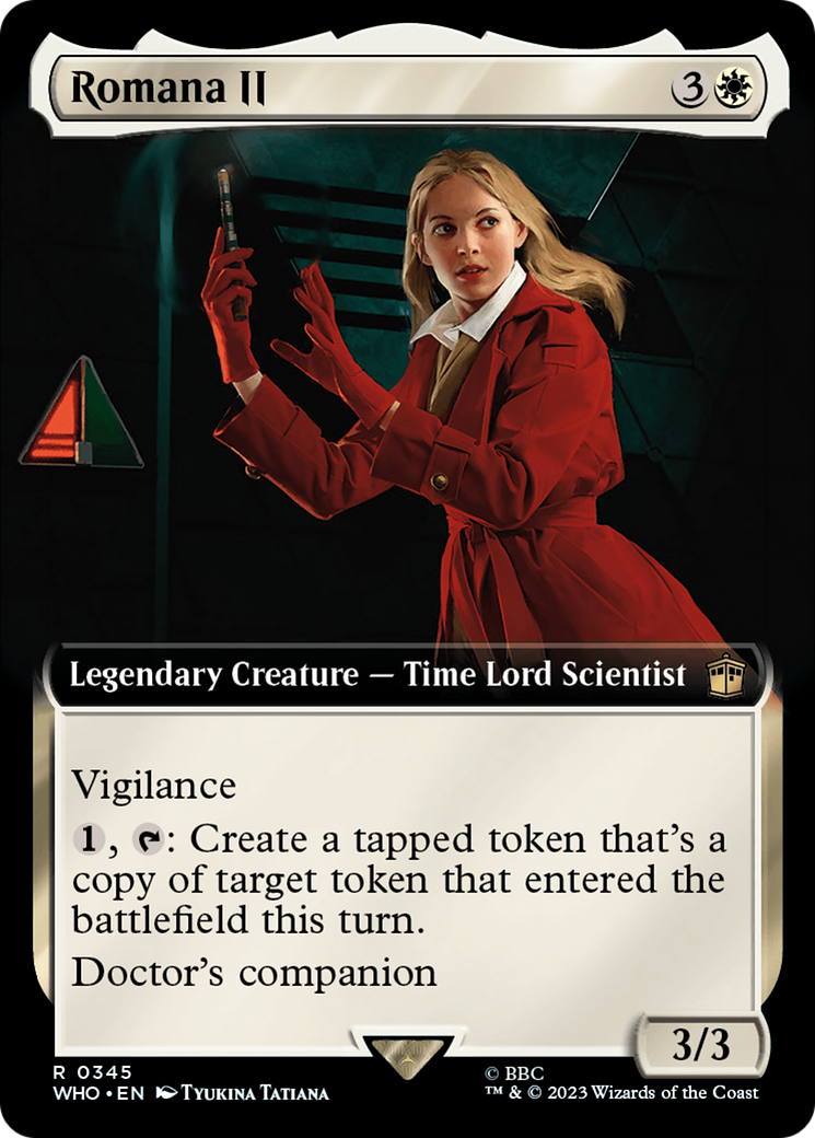 Romana II (Extended Art) (WHO-345) - Doctor Who: (Extended Art) Foil