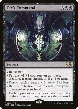 Gix's Command (BRO-097) - The Brothers' War Foil
