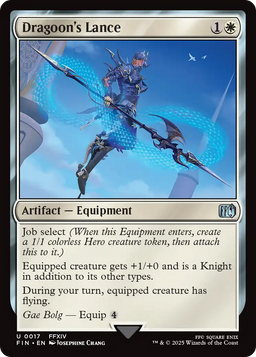 Dragoon's Lance (FIN-017) - FINAL FANTASY Foil