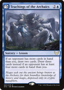 Teachings of the Archaics (STX-057) - Strixhaven: School of Mages: (lesson)