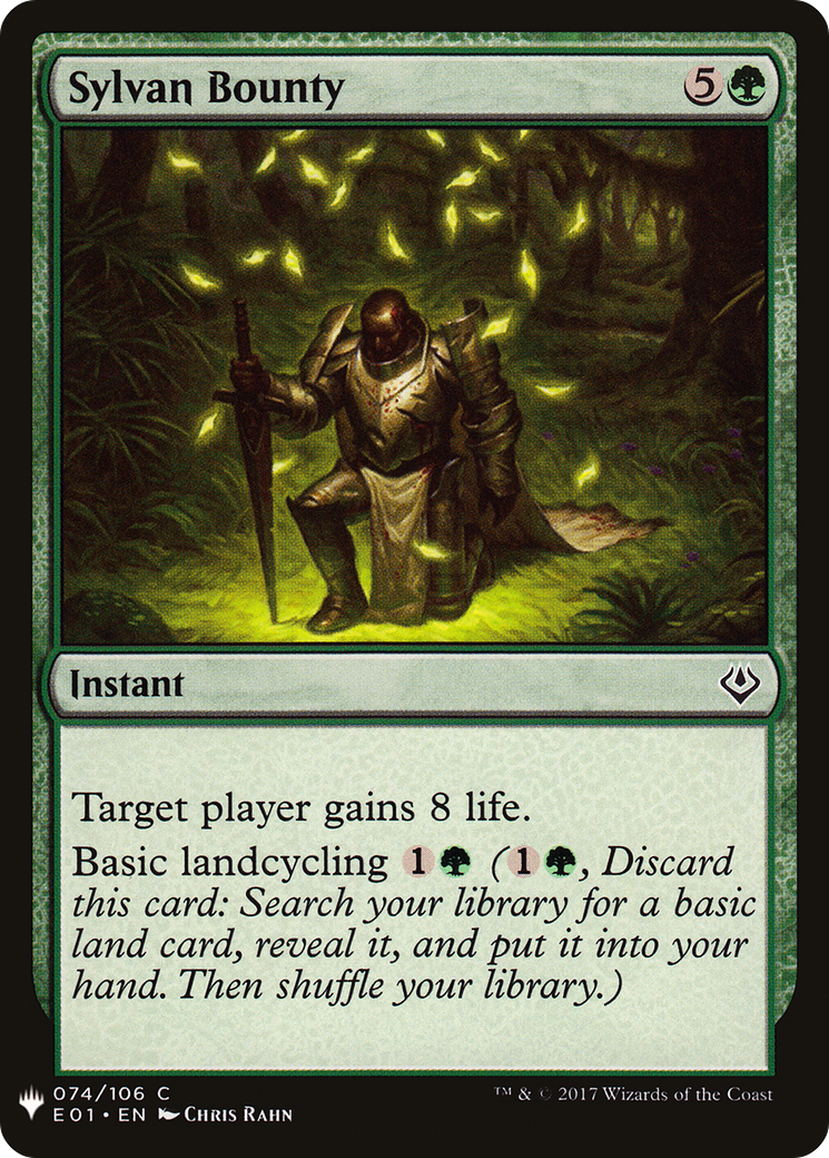 Sylvan Bounty (LIST-074) - The List